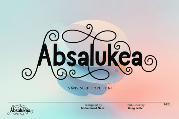 Absalukea: The Elegant Sans Serif Font for Handmade Creations