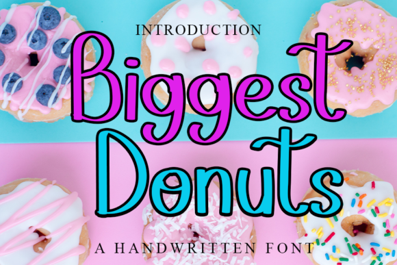 Biggest Donuts: The Playful Typeface That Brings Campaigns to Life