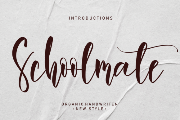 Bring Your Shop to Life with the Schoolmate Typeface