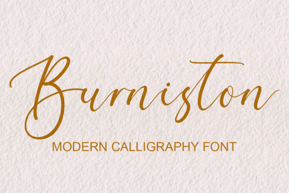 Burniston: The Elegant Script Typeface for Modern Editorial Design