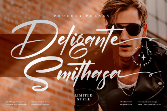 Deligante Smithasa: The Perfect Handwritten Typeface for Modern Web Design