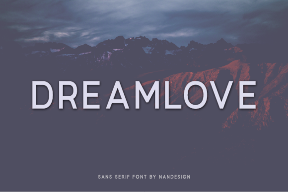 Dreamlove: The Minimal Sans Serif Typeface for Modern Web Design