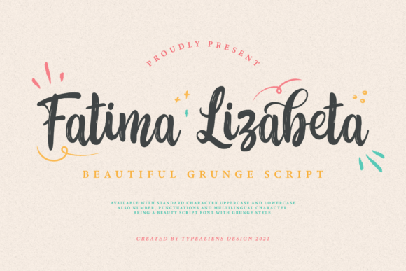 Fatima Lizabeta: The Handwritten Typeface for Elegant Editorial Design