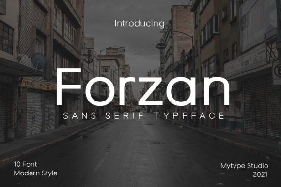 Forzan: The Elegant Sans Serif Typeface for Modern Editorial Design