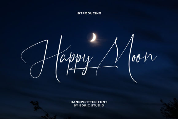 Happy Moon: The Elegant Script Typeface for Modern Editorial Design