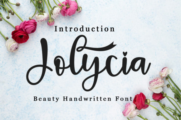 Jolycia: The Handwritten Typeface for Elegant Editorial Design