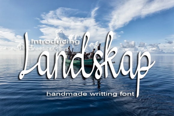 Landskap: The Handwritten Font That Elevates Small Business Branding