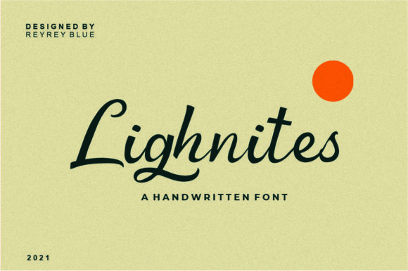 Lighnites: The Handwritten Typeface That Elevates Your Brand Identity