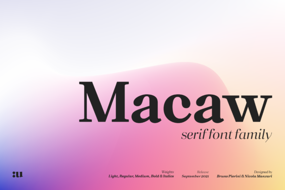 Macaw: The Elegant Serif Font for Handmade Creators