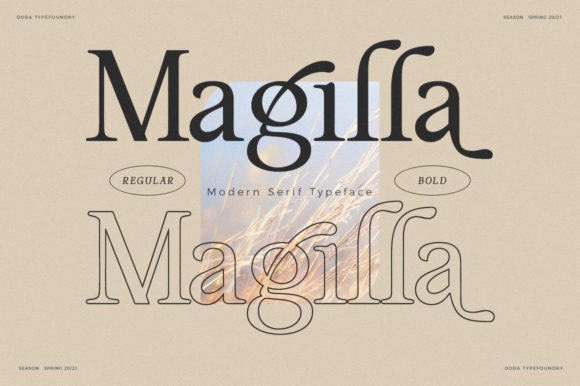 Magilla: A Premium Serif Typeface for Editorial Design