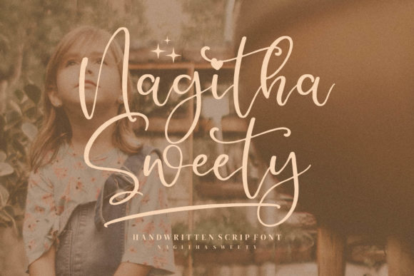 Nagitha Sweety: A Delicate Handwritten Typeface for Elegant Branding