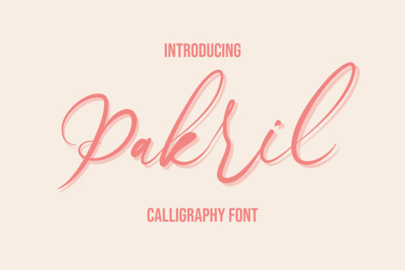 Pakril: The Handwritten Typeface for Authentic Small Business Branding
