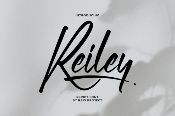 Reiley: The Handwritten Typeface for Modern Editorial Design