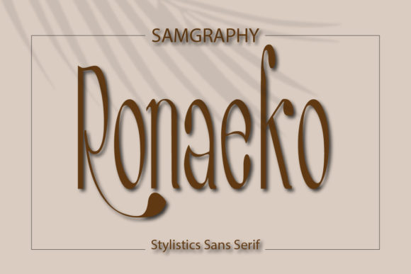 Ronaeko: The Elegant Slab Serif Font for Modern Branding