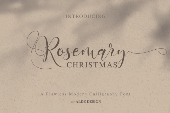 Rosemary Christmas: The Perfect Handwritten Font for Small Business Branding