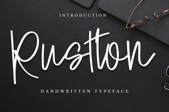 Rustton: A Delicate Handwritten Typeface for Modern Branding