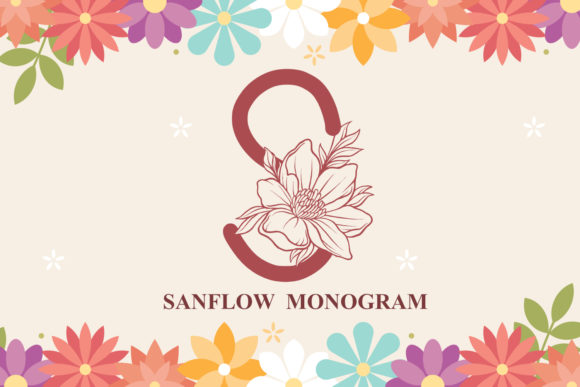 Sanflow Monogram: A Decorative Typeface for Editorial Excellence