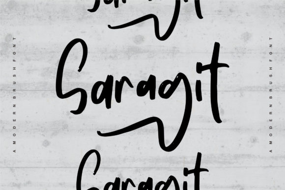 Saragit: The Elegant Handwritten Font for Modern Branding