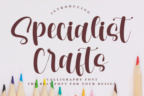 Upgrade Your Brand with Specialist Crafts Handwritten Typeface