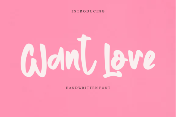 Want Love: The Elegant Script Font for Campaign Visuals